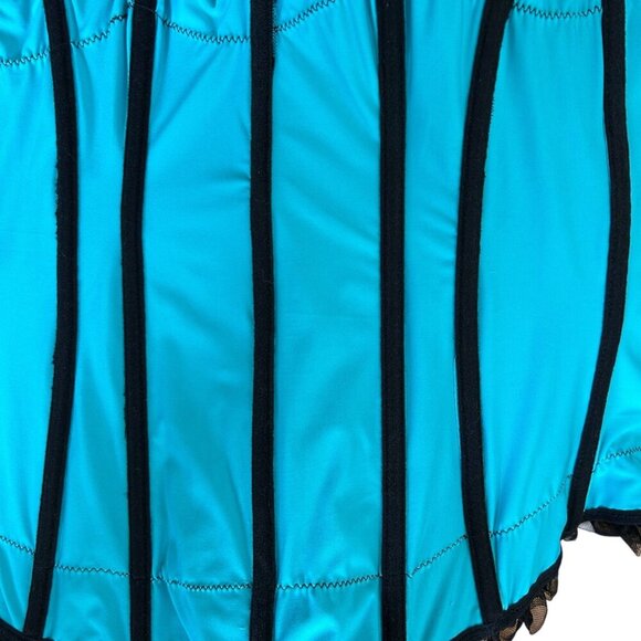 Torrid Bustier Corset 0/12 Bow Satin Ruffle Coquette Romantic Date Streetwear - Picture 3 of 11